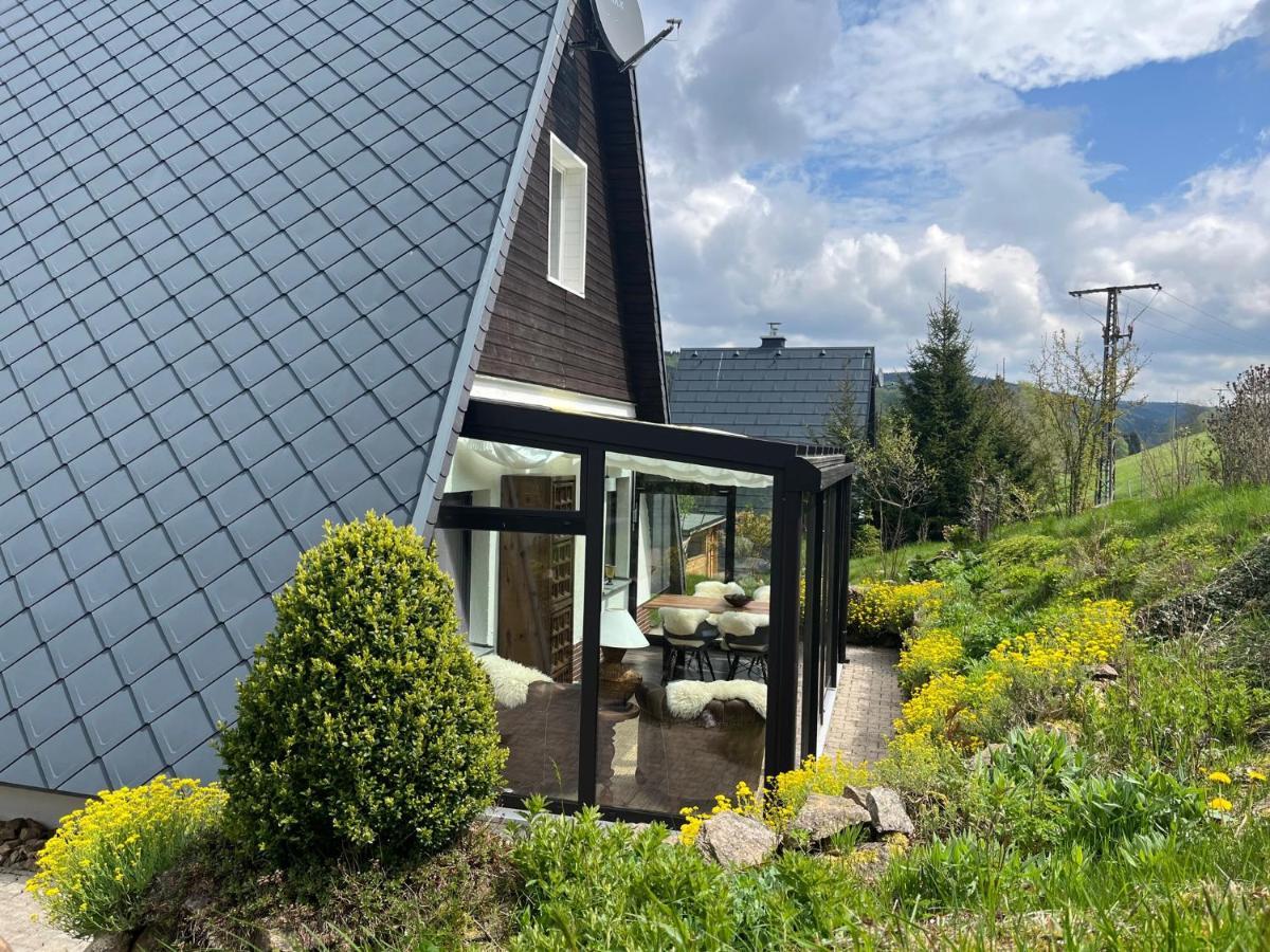 Villa Fluegels Rebi-Baude à Rechenberg-Bienenmühle Extérieur photo