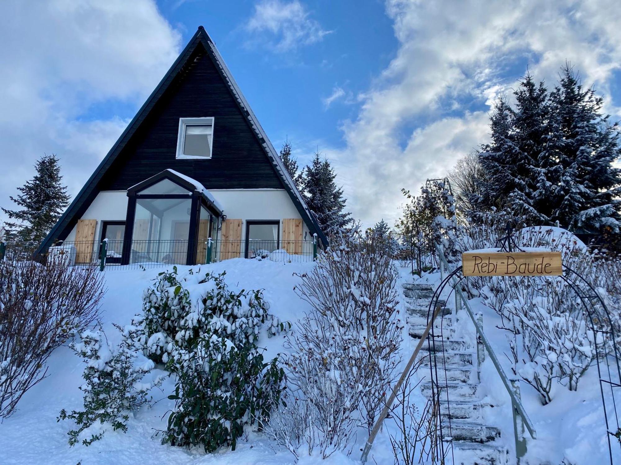 Villa Fluegels Rebi-Baude à Rechenberg-Bienenmühle Extérieur photo